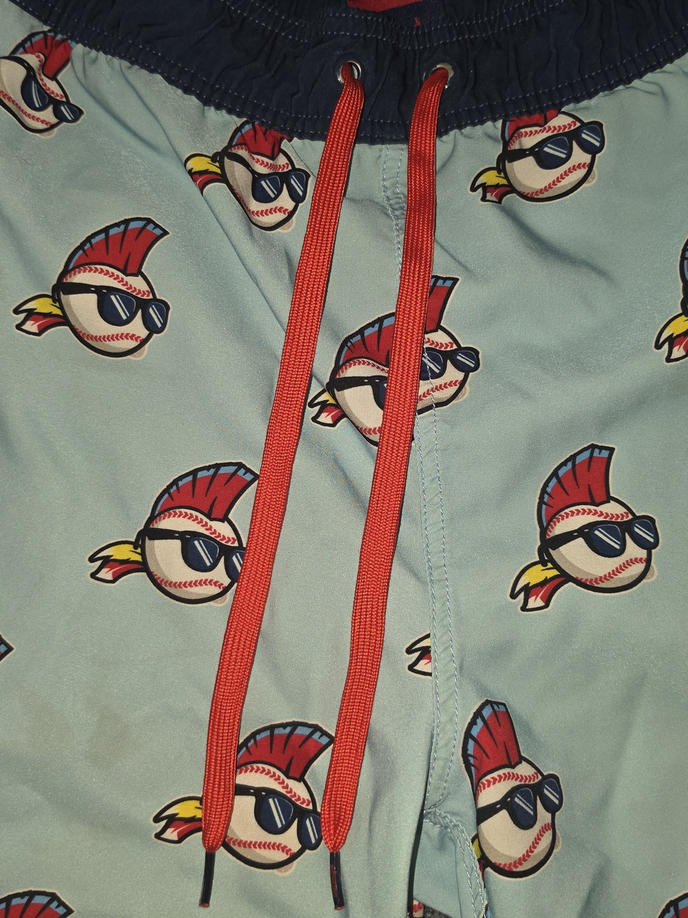 Wild Thing Baseballism Graphic Swim Trunks - Picture 6 of 7
